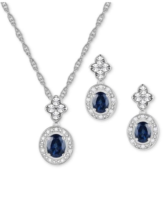 Macy's Blue 2-pc. Set (1 Ct. T.w.