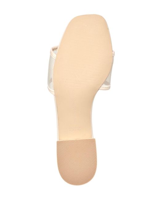 French Connection Natural Ladies Pierre Mesh Sandal