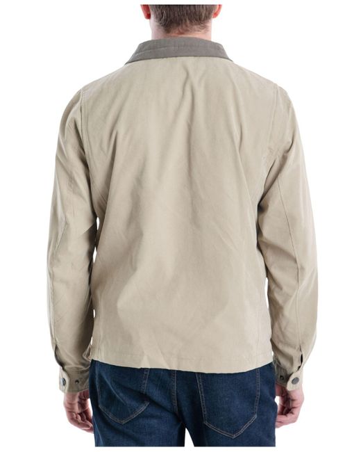 London Fog Synthetic Litchfield Microfiber Hipster Jacket in Camel (Brown) for Men - Lyst