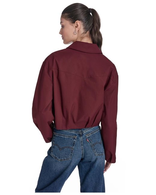Levi's Bubble Hem Collared Bomber Jacket