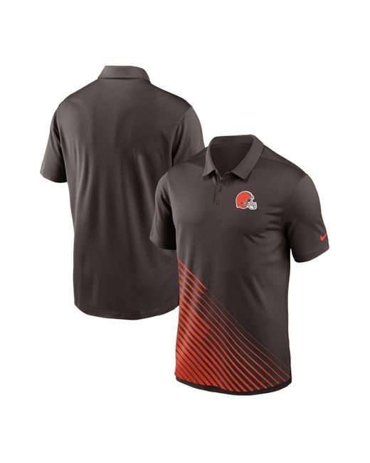 Nike Brown Cleveland Browns Vapor Performance Polo Shirt for Men | Lyst