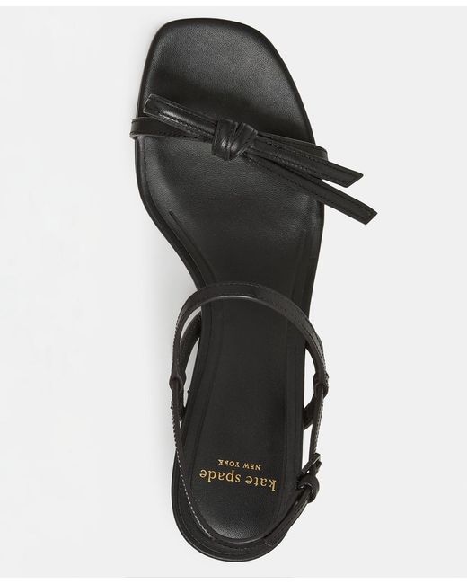 Kate Spade Metallic Loop Block Heel Sandals