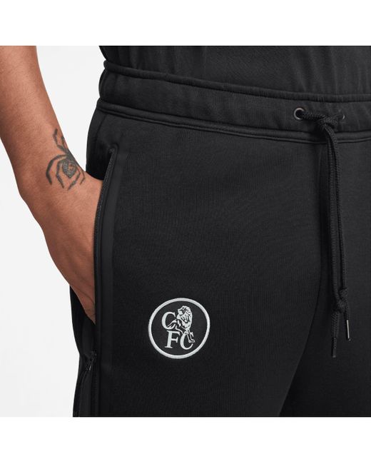 Nike Chelsea Third 2025/26 Tech Fleece jogger Pants in Black for Men | Lyst