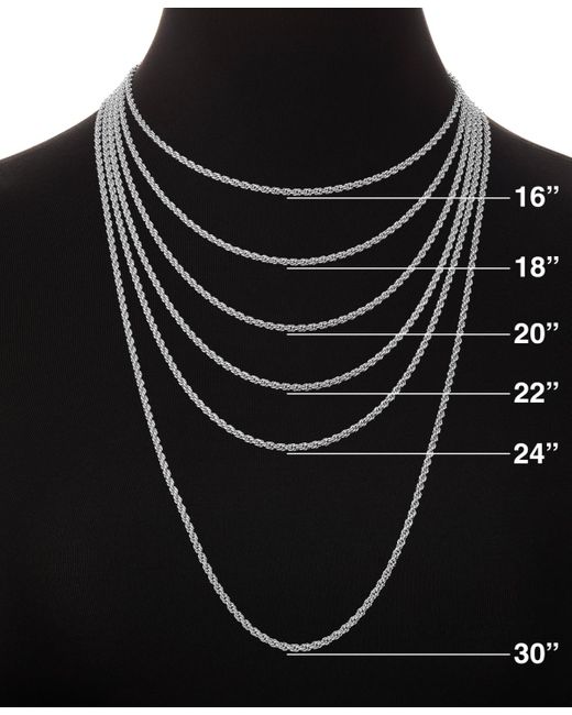 Giani Bernini White Cubic Zirconia Filigree Initial H Monogram 18" Pendant Necklace