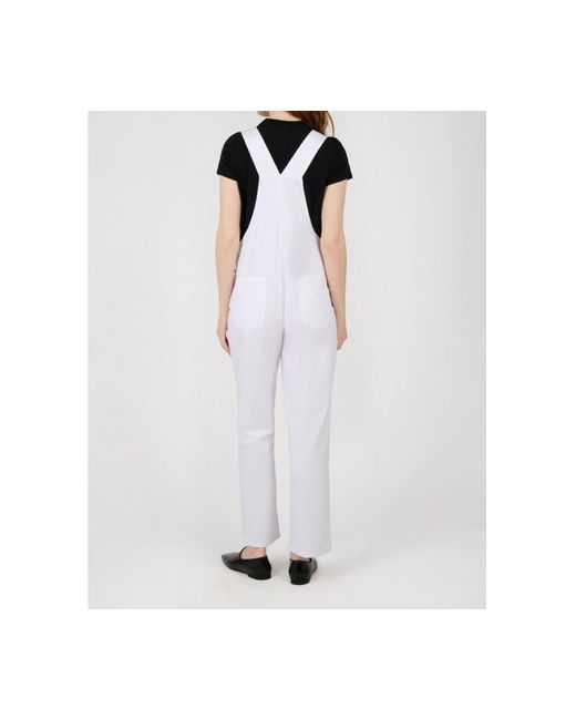 WeWoreWhat White Basic Boyfriend Overall