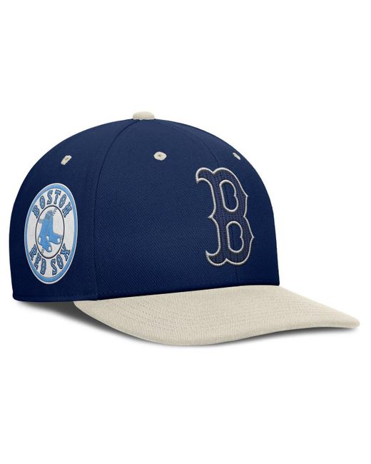 Nike Blue Navy/cream Boston Red Sox Pro Performance Snapback Hat for men