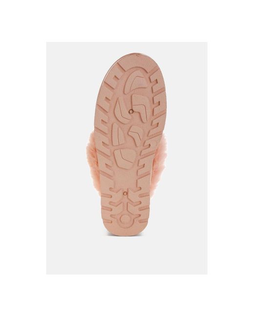 LONDON RAG Pink Zeta Charm Detail Slip On Snow Boots