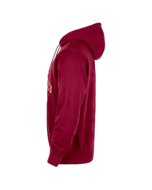 Nike Red Cleveland Cavaliers 2025/26 Authentic Practice Club Pullover Hoodie for men