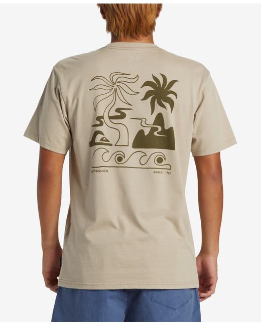 Quiksilver Natural Tropical Breeze Mor Short Sleeve T-shirt for men
