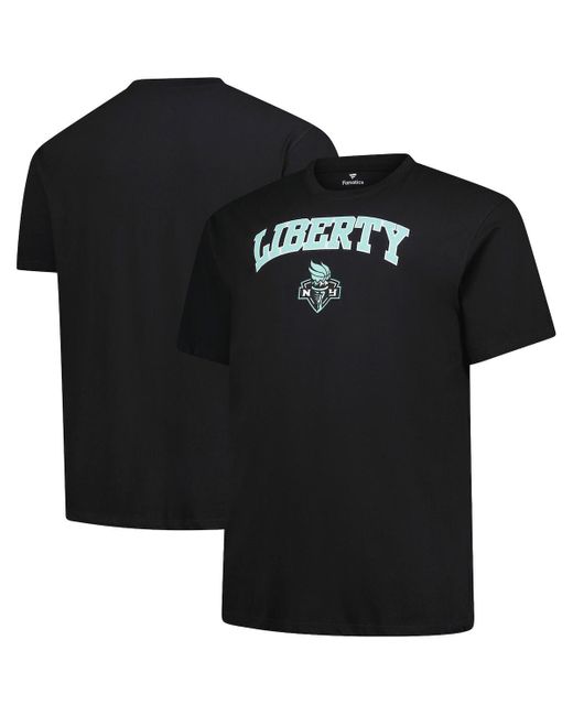 Fanatics Black New York Liberty Big Tall Arch Logo T-shirt for men