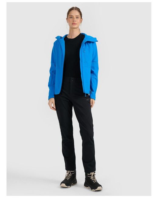 4F Blue Windproof Softshell Jacket Membrane