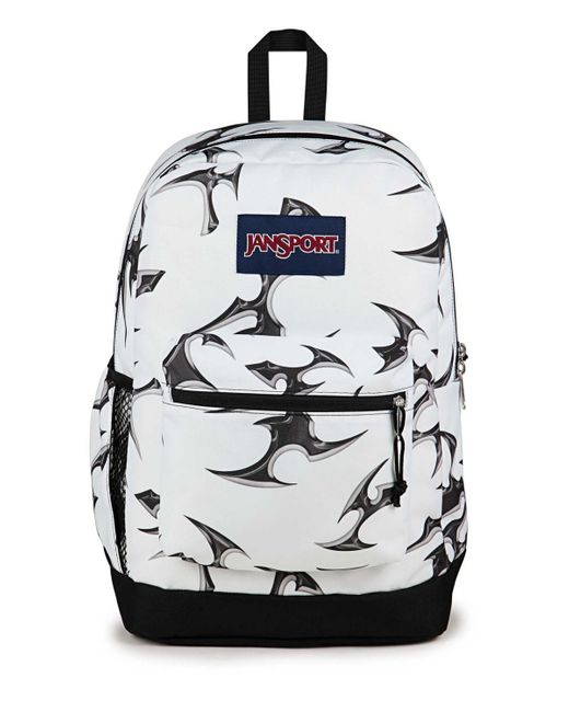 Jansport White Cross Town Plus Backpack