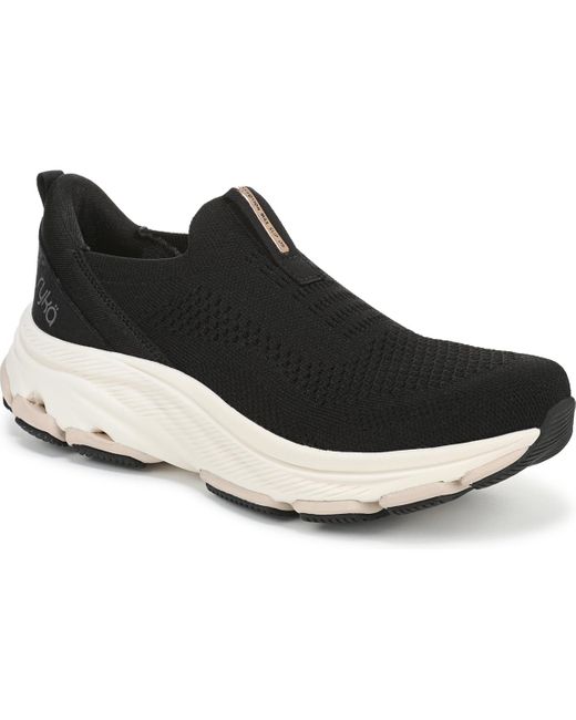 Ryka Black Devotion Max Slip On Walking Sneakers