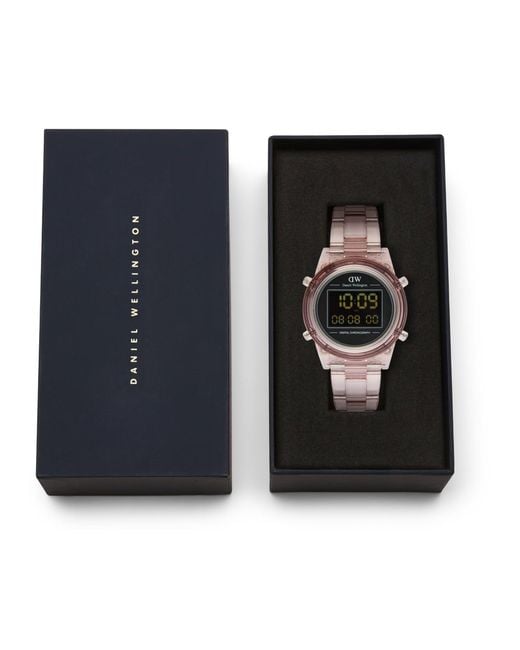 Daniel Wellington White Chronograph Plastic Watch