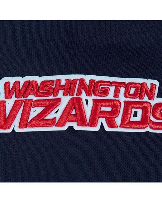 Pro Standard Blue Washington Wizards Area Code Pullover Hoodie