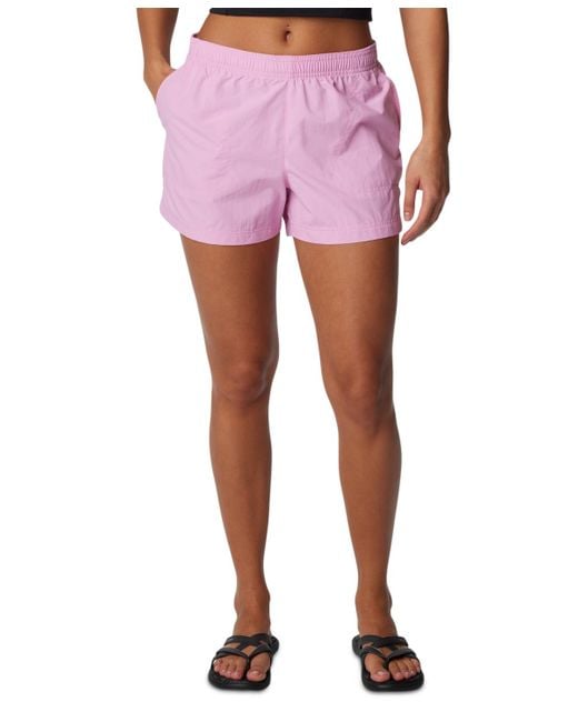 Columbia Pink Sandy River Water-repellent Shorts