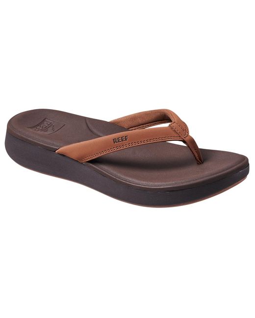 Reef Brown Cushion Cloud Slip-on Hanging Flips