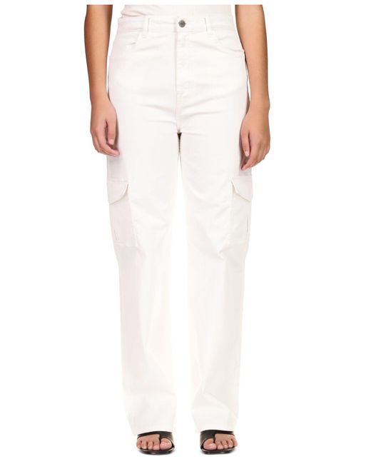 Sanctuary Cotton Flashback Cargo Pants in White | Lyst