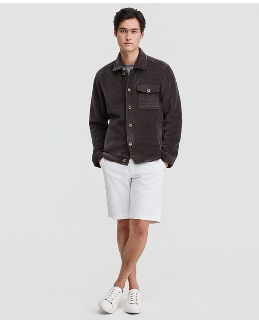 Tommy Bahama Black Sumner Ridge Long-sleeve Button-front Jacket for men