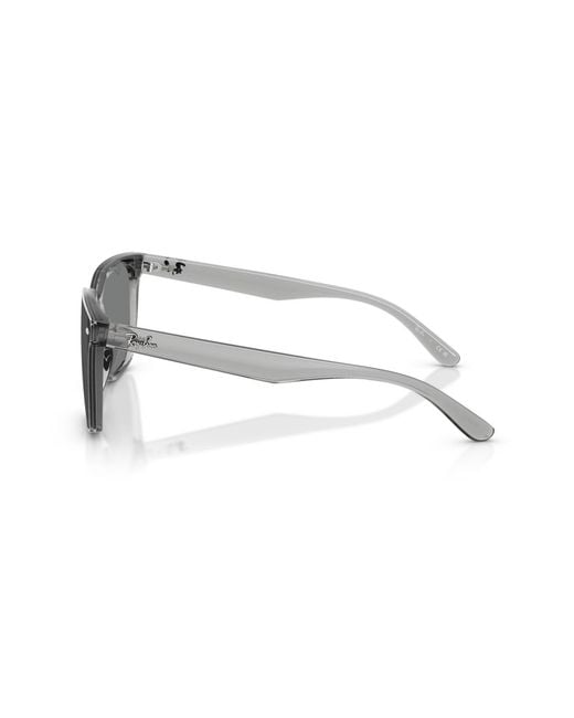 Ray-Ban Gray Square Sunglasses