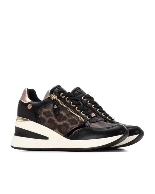 Xti Black Multicolor Sneakers