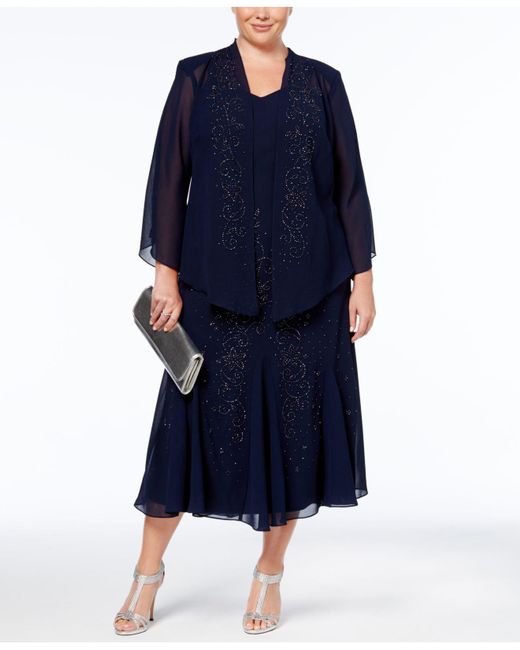 r & m richards plus size dresses