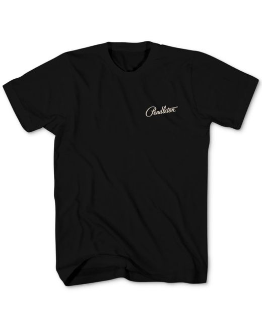 Pendleton Black Harding Logo Graphic Short Sleeve T-shirt for men