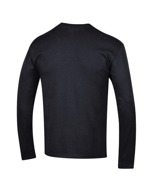 Champion Blue Georgia Bulldogs Arch Over Logo 2-hit Long Sleeve T-shirt for men