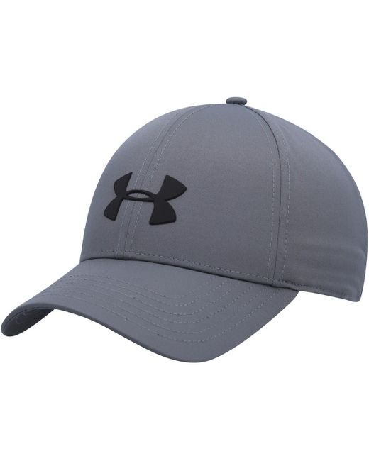 Under Armour Gray Blitzing Performance Adjustable Hat for men