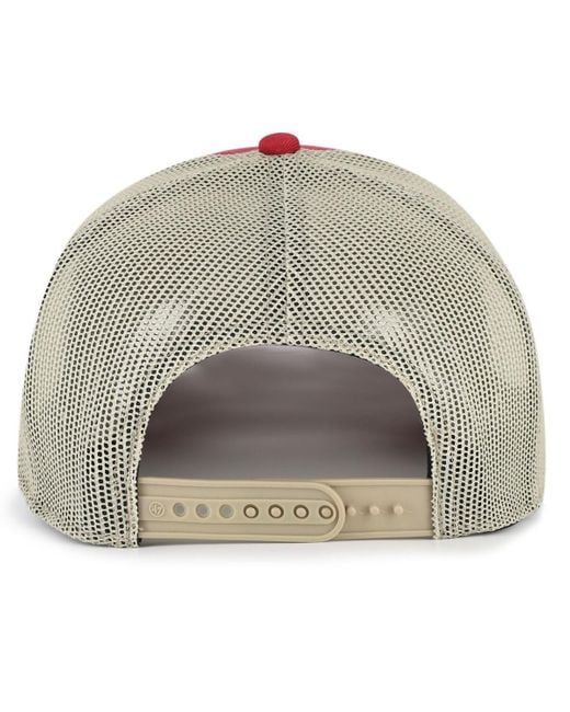 '47 Red Usc Trojans Arid Adjustable Trucker Hat for men