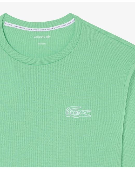 Lacoste Green Small Croc Thermal Long Sleeve T-shirt for men