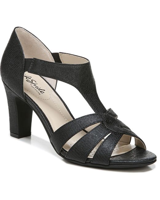 LifeStride Caramel Dress Sandals in Black - Lyst