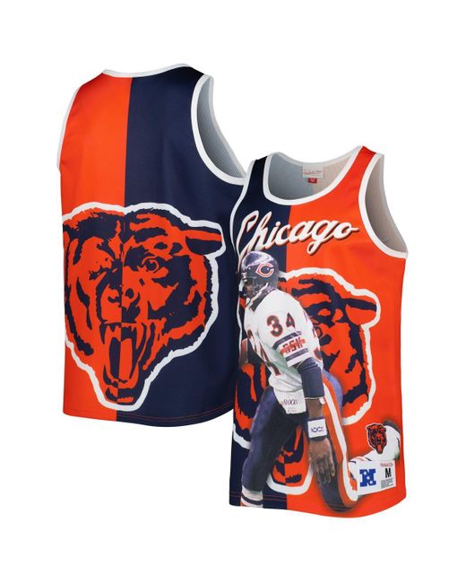 Mitchell & Ness Red Walter Payton Navy for men