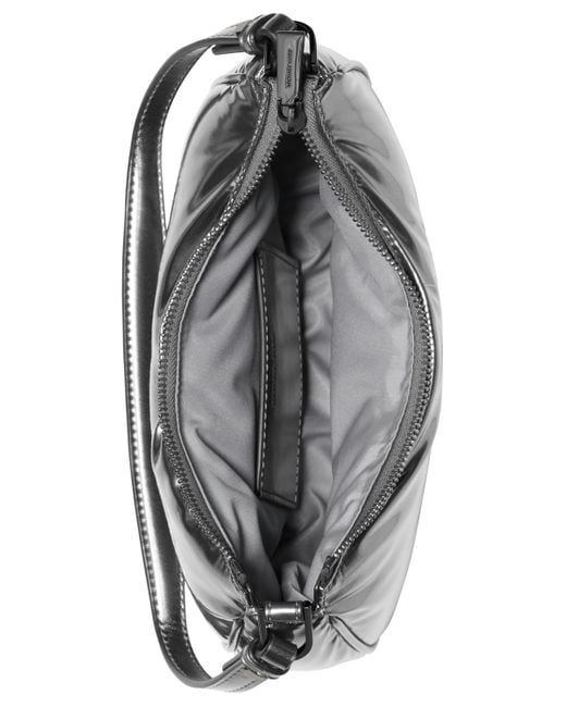 Michael Kors Gray Michael Kyla Small Convertible Pouchette Bag