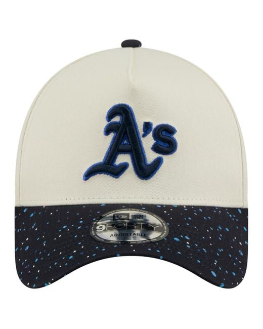 KTZ Blue Athletics Speckle A-frame 9forty Adjustable Hat for men