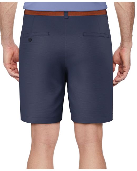 PGA TOUR Blue Performance Stretch 8" Golf Shorts for men