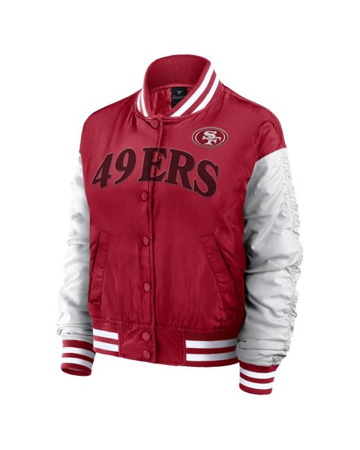 Fanatics Red San Francisco 49ers Elements Wave Full-snap Jacket