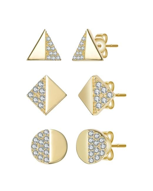 Genevive Jewelry Metallic 14k Plated