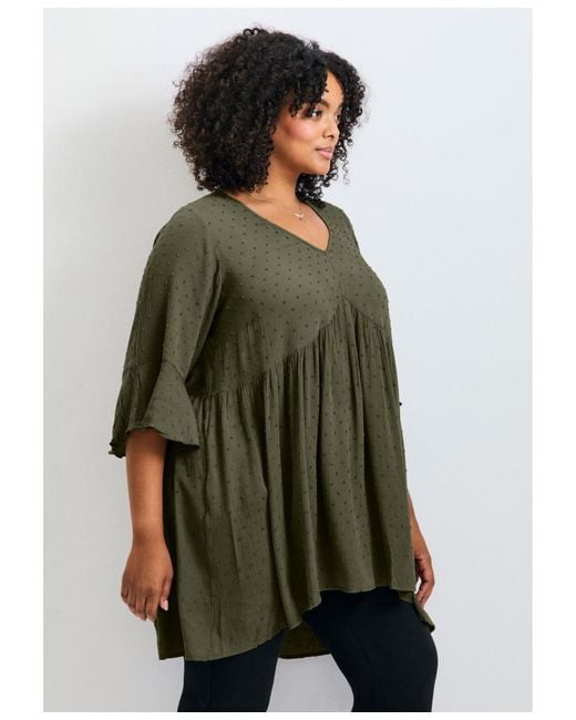 Avenue Green Veronica Dobby Tunic