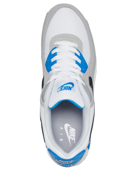 Nike Blue Air Max 90 Casual Sneakers From Finish Line for men