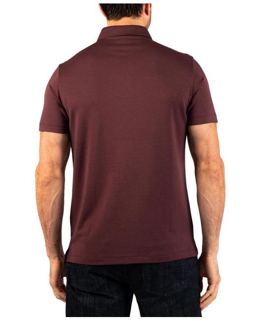 Tailorbyrd Purple Soft Stonewashed Polo