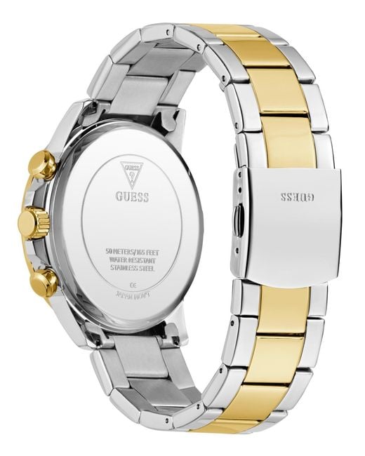 Guess Green Multi-function Stainless Steel Watch for men
