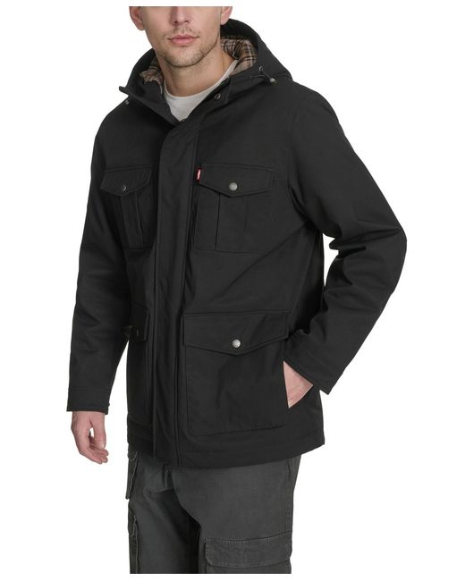 Levi's Black Field Parka for men