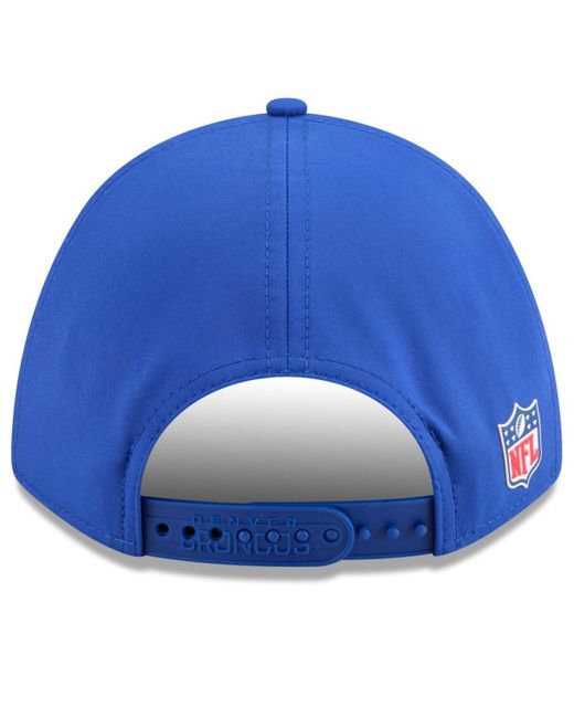 KTZ Blue Seattle Seahawks 2025 Sideline Throwback M-crown 9forty Adjustable Hat for men
