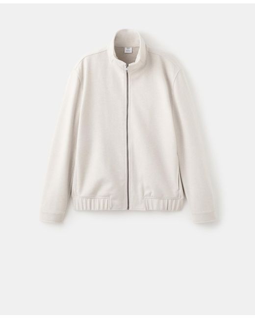 Mango Natural Regular-fit Zip Jacket for men