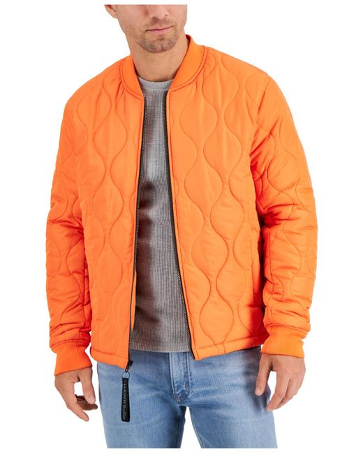 Hawke & Co. Synthetic Onion Quilted Jacket in Orange for Men Lyst