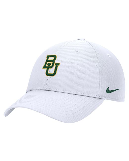 Nike White Baylor Bears 2025 On-field Club Performance Adjustable Hat