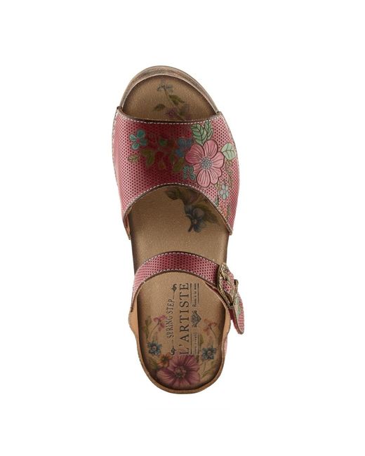 L'ARTISTE Brown Spring Step Japhette Platform Slide
