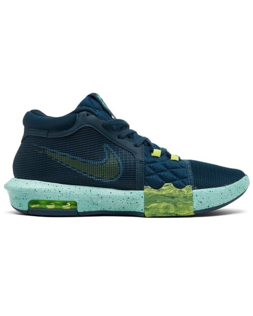Nike Lebron Witness 8 Basketball Sneakers From Finish Line in Blue for Men Lyst