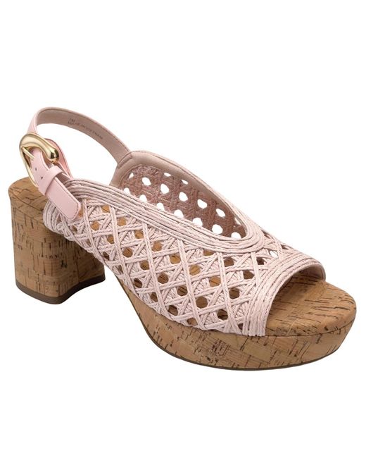 Aerosoles Pink Cornelia Platform Sandals